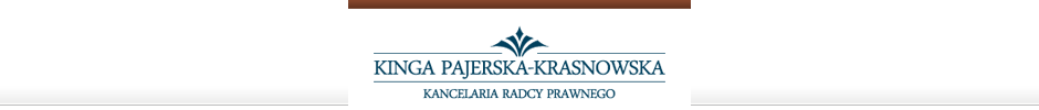 Kancelaria Redcy Prawnego Kinga Pajerska-Krasnowska